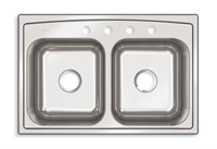 KOHLER Toccata Drop-In 33-in x 22-in Stainless