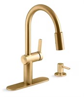 KOHLER Koi Vibrant Brushed Moderne Brass Single