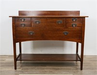 L. & J.G. Stickley Audi Sideboard By Harvey Ellis