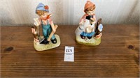 2 figurines, Erich Stauffer