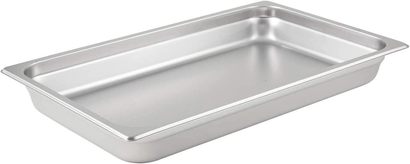 Winco SS Steam Table Pan 20.87x12.8x2.56 In