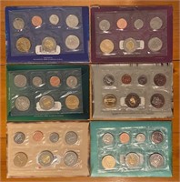 6 Uncirculated Coin Set Lot