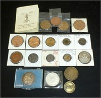Group of 19 Medallions and Tokens including