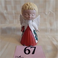 HAND-PAINTED CERAMIC ANGEL 7"