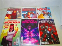Lot of 6 Modern Invincible Iron Man