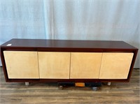 Dakota Jackson Modern Credenza Leather Door