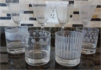 K - MIXED LOT OF GLASSWARE (K38)