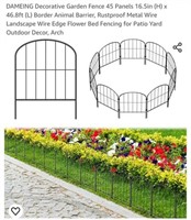 MSRP $54 Decorative Garden Fence