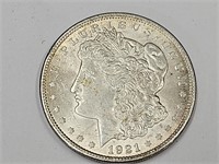 1921 Silver Morgan Dollar Coin