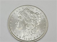 1887 Silver Morgan Dollar Coin