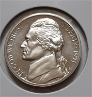 PROOF JEFFERSON NICKEL-1971-S