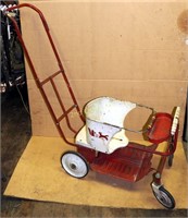 Antique Garton Metal Baby Stroller