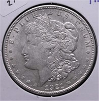 1921 MORGAN DOLLAR AU