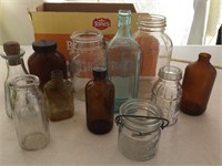 Misc vintage jars