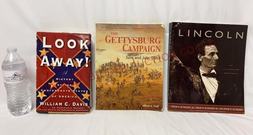 CSA Civil War History, Gettysburg & Lincoln Books