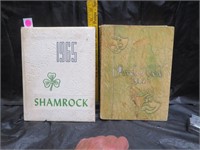 1965 Shamrock and 1966 Purple & Gold Year Books