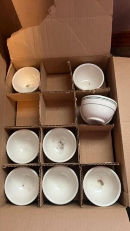 33 Homer Laughlin restaurant ware bowls green