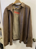 Men's Polo Soft Leather Coat