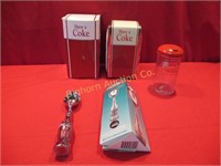 Coca-Cola Metal Ice Cream Scoop, Napkin Dispenser