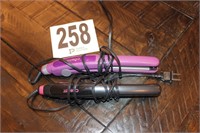 (2) Hair Straighteners