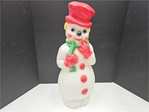 Snow Man Blow Mold  23" high
