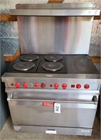 Vulcan 36" Electric Range with 4 induction burners