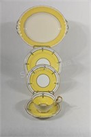 Aynsley Luncheon 6 PC Place Setting X 6