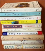 Lot of 10 Peter Mayle HB & PB Books