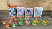Assortment of puzzles, Bird whistles, hand