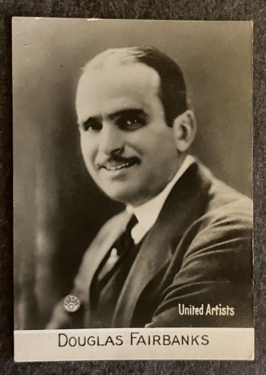 DOUGLAS FAIRBANKS: Scarce ORAMI Tobacco Card (1931