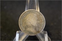 1831 Sweden 1/8 riksdaler Specie Silver Coin