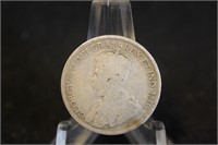 1919 Canada 25 Cent Silver Coin
