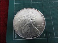 (1) US Coin. Silver Eagle coin.