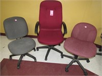 Set of 3 office Chairs