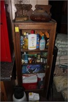 Antique Victorian Oak Cabinet