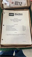Assortment of Wheelhorse Manuals (Tag 654)