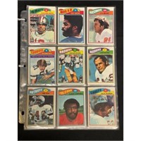 (126) 1977 Topps Football Cards With Stars