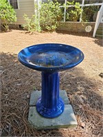 Blue Bird Bath- See Pictures