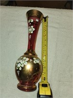 Vintage Czech Bohemia Glass Vase