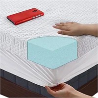 USED-BedLuxury 3 Inch King Size Gel Memory Foam Ma