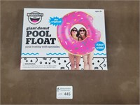 Giant donut pool float 4ft wide