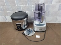 Cuisinart food processor and rice cooker