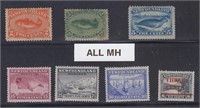 Newfoundland Stamps Mint Hinged group with better
