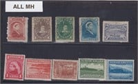 Newfoundland Stamps Mint Hinged group with better