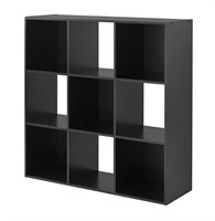 Mainstays 11 9 Cube Storage Organizer, Black