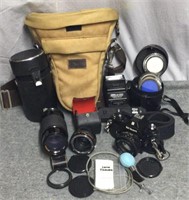 Nikon EM Camera Set w' Lens & More