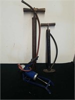 Vintage bicycle pumps