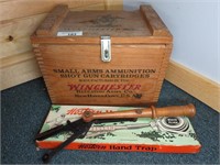WINCHESTER WOODEN ADVERTISING CRATE -  NEWER