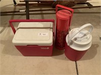 Cooler W/Two Thermos