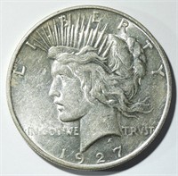 1927-D PEACE DOLLAR AU